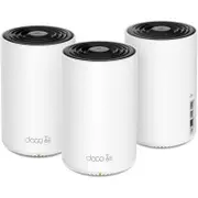 [Deco XE75 Pro(3-pack)] 3-Pack Deco XE75 Pro AXE5400 Tri-Band Mesh Wi-Fi 6E System Router/Extender