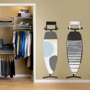 Metal Ironing Board Wall Mount Sturdy Ironing Board Hanger Heavy Duty ZhhOW