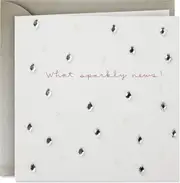 Hallmark Signature Engagement Card (Sparkly News)