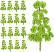20pcs Miniature Trees for Model Train Scenery Realistic Fake Trees for Crafting Flexible Use Mini Landscapes Durable Design for Authentic Decoration