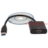 在飛比找Yahoo!奇摩拍賣優惠-現貨 最新專業版大廠晶片 USB3.0轉VGA USB外接顯