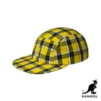 在飛比找momo購物網優惠-【KANGOL】5 PANEL 格紋棒球帽(黃色)