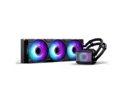 Phanteks Glacier One 360M25 G2 AIO Liquid CPU Cooler, Black, RGB Pump Cap