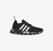 Adidas Youth Girl's NMD_R1 Running Shoes Black/White Size 4-6Y-GW9594