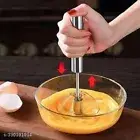 DS SALES Hand Blenders, Manual Hand Mixer, Stainless Steel, Egg Beater, Lassi