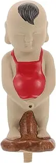 Waterfall Pee Boy Fountain Decor Ceramic Indoor Fountain for and Home Tranquil Water Feature with Efficient Circulation System Unique Decorative Accent
