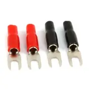 BST1008 | 4 Pieces of 10 Gauge Spade Terminals (#8 Opening)