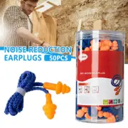 Lovely Christmas Tree Shape Earplugs with Rope Portable Noise-Canceling Ear Plug