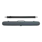 Powerglide Svartur Metallic Deluxe 2 Piece Pool Snooker Billiard Cue Case GREY