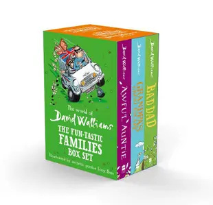 The World of David Walliams: Fun-Tastic Families Box Set (3冊合售)