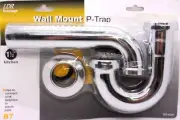 LDR Industries 505 6041 1-1/2" Kitchen P-Trap, Silver