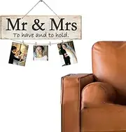 Picture Frames Collage Wall Decor - Picture Frames Suspend Picture Frames - Photo Wall Display Board for Memos, Notes In Bedroom, Living Room, Baby Room