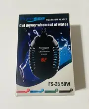 Aquarium Fish Tank Heater 50W Small Submersible Turtle Heater Adjustable Temp