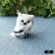 Simulation Owl C Ornament Furs Squatting Model Home Decoration Animal