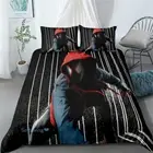 Spiderman Black Queen/Single/King/Double Bed Quilt/Doona/Duvet Cover Set Linen