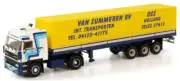 WSI DAF 3600 SPACE CAB 4X2 CLASSIC CURTAINSIDE TRAILER-3 AXLE 1:50 Model