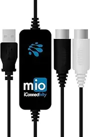 iConnectivity mio MIDI to USB Interface for MAC and PC (Black)