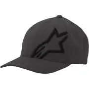 ALPINESTARS CORP SHIFT 2 Curved Bill Flex Fit Hat/Cap (Grey/Black) Choose Size