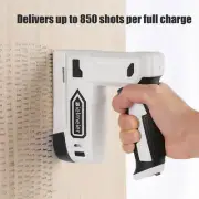 2 in 1 Cordless Electric Staple Nail Gun Stapler Brad Nailer Kit USB Upholstery