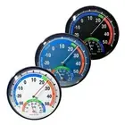 Thermometer Analog Humidity Meter Climate Monitor Indoor Thermohygrometer Round
