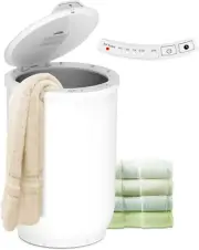 Ultra Large Capacity Towel Warmer Bucket, Rapid Heating with Timer, One-Button C