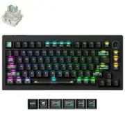 Keychron Lemokey L5 HE Magnetic Switch Custom Gaming Keyboard Cyber - Lemokey Ultra-Fast Lime Magnetic Switch (KBKCL5WW1)