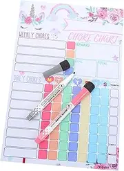 WEKAMOS 1 Set Hanging Reward Chart for Fun Household Behavior Chart for Encouraging Behavior for Family Learning and Responsibility