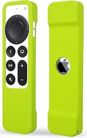 Case Compatible with Apple TV 4K Siri Remote 2021 2022 - Soft Silicone Remote Case Cover Sleeve Skin Compatible with Apple TV 4K / HD Siri Remote Controller (2nd & 3rd Gen) - Green
