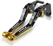 MAODOXIANG Handlebar Kits for YAMA-HAS TMAX 530 TMAX530 T-MAX 530 SX DX 2017 2018 2019 CNC Alum-inums Motorcycle Folding&Extending Brake Clutch Levers (Color : E Color Style)