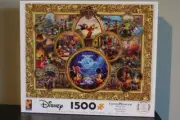 Ceaco Thomas Kinkade Disney Mickey’s 90th Birthday Collage Puzzle Mickey Mouse