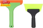 Small Silicone Shower Squeegee for Glass Doors, 6" Bath Squeegee with 5" Small R