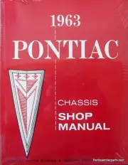 1963 Pontiac Shop Service Manual Bonneville Catalina Tempest Grand Prix