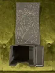 Amanda Lapalme Manamoon LadyDevimon Digimon Black Leather Deck Box NM