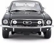 Maisto 31166 1967 Ford Mustang GTA Fastback Black 1/18 Diecast Model Car