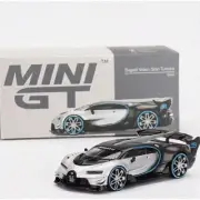 Bugatti Vision Gran Turismo Silver Carbon Diecast Model Car