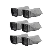 6pack Cloth Filter Bags Replacement For Porta Power Swingette S1015 S1029 Ch30000 Canister Vacuum C