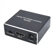 4K x 2K HDMI to HDMI Convertor and Extractor Optical TOSLINK SPDIF + 3.5mm Stereo Audio Extractor HDMI Audio Splitter Adapter