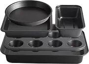 Cake Pans with Anti-Stick Coating for Easy Clean-Up Bakeware Set Stainless Steel Baking Molds Baking Pan Cake Mold