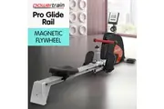Powertrain Magnetic Flywheel Rowing Machine - Black