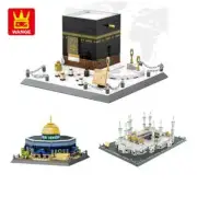 Architecture Building Bricks MOC City House MOSQUE KAABA Blocks Gift For Kids