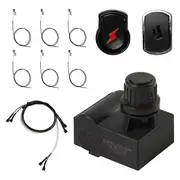 Ignition Kit for Charbroil Gas Grills, 4 Outlet Ignitor Module Replacement with Wires and 2 Push Buttons for Charbroil Photo Color