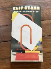 Vintage Clip Stand Porte Papiers Clip