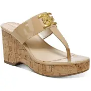 Sam Edelman Yardlie Platform Wedge Patent Cork Sandals