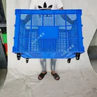 在飛比找蝦皮商城精選優惠-台灣熱賣 一米大號快遞服裝 工廠帶輪子 周轉塑料 周轉筐