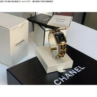 MF二手/CHANEL 香奈兒 Premiere 金色 方糖 手錶 石英腕錶 女錶 H6951 現貨