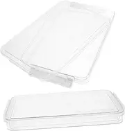 JEWEDECO Versatile Storage Large Capacity File Box for Desk Home Office Storage Containers Lids