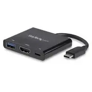 StarTech USB-C Multiport Adapter with HDMI - USB 3.0 Port - 60W PD - Black CDP2HDUACP
