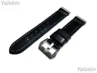 Black Brushed Leather Band Strap for Fitbit Versa 2 & Versa Lite Special Edition