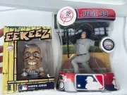 MLB Aaron Judge Figure Grey Uniform New York Yankees + EEKEEZ FOCO FIGURE Set