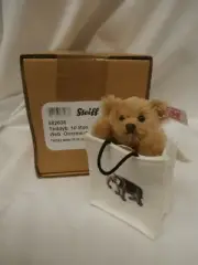 Steiff Web Exclusive Bear in Felt Bag LE 682636 NEW Mohair Orrnament